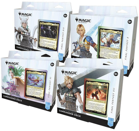 FINAL FANTASY Commander Deck: Collector's Edition Display