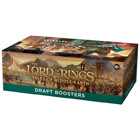 Magic: The Gathering The Lord of The Rings: Tales of Middle-Earth Draft Booster Box - 36 Packs + 1 Box Topper Card