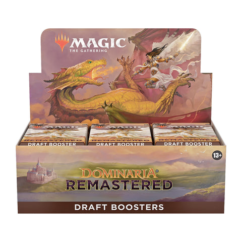 Magic The Gathering Dominaria Remastered Draft Booster Box | 36 Packs (540 Magic Cards)