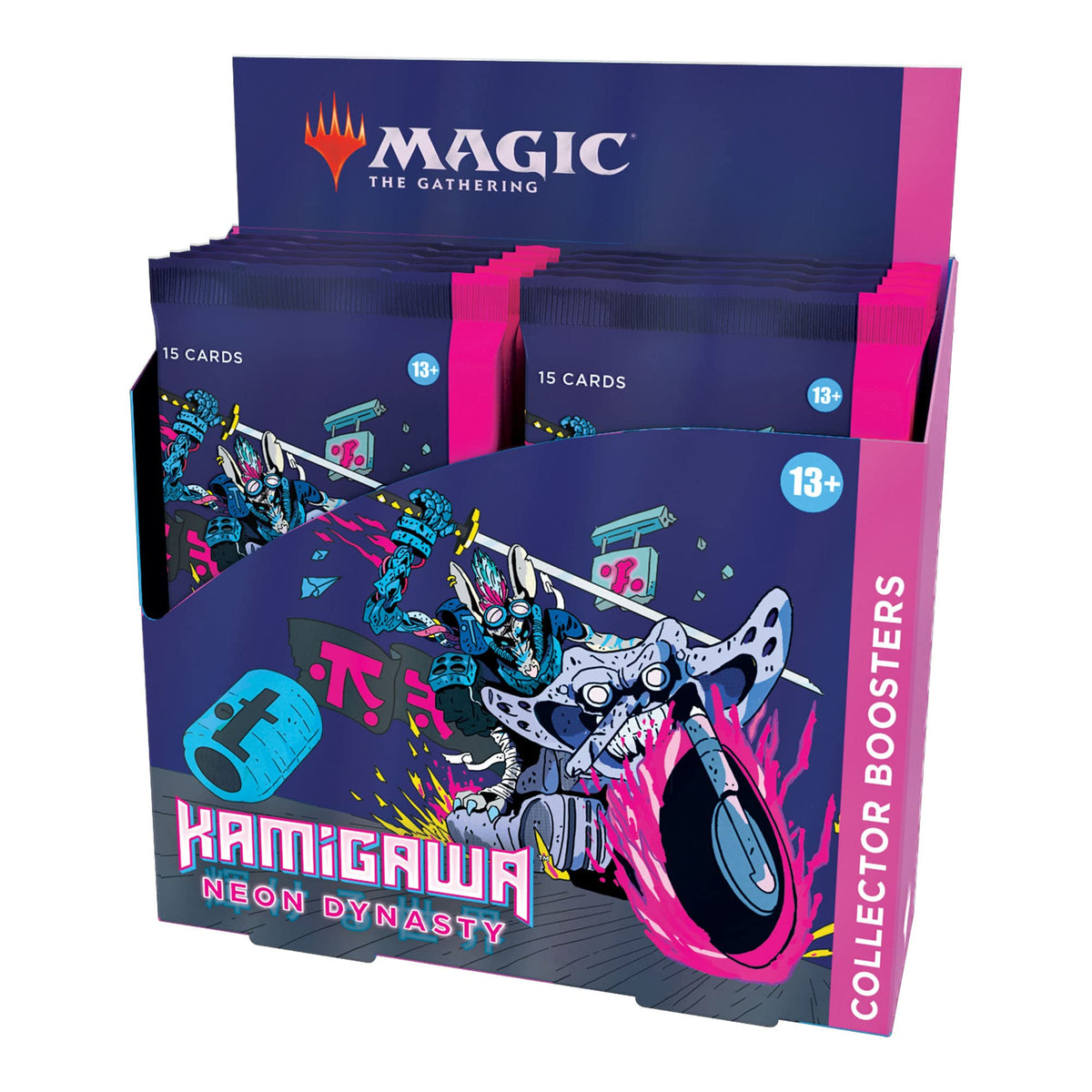 Magic The Gathering Kamigawa: Neon Dynasty Collector Booster Box, 12 Packs