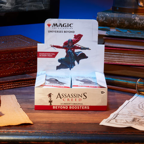 Magic: The Gathering - Assassin’s Creed Beyond Booster Box | 24 Beyond Boosters (7 Cards in Each Pack) | Collectible Trading Card Game for Ages 13+