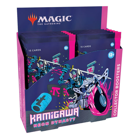 Magic The Gathering Kamigawa: Neon Dynasty Collector Booster Box, 12 Packs