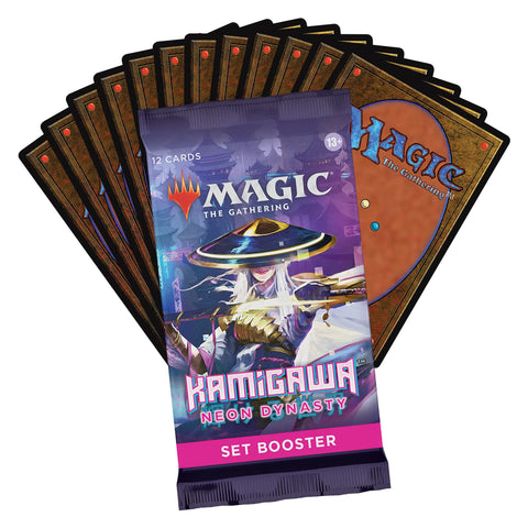 Magic: The Gathering Kamigawa: Neon Dynasty Set Booster Box | 30 Packs (360 Magic Cards)