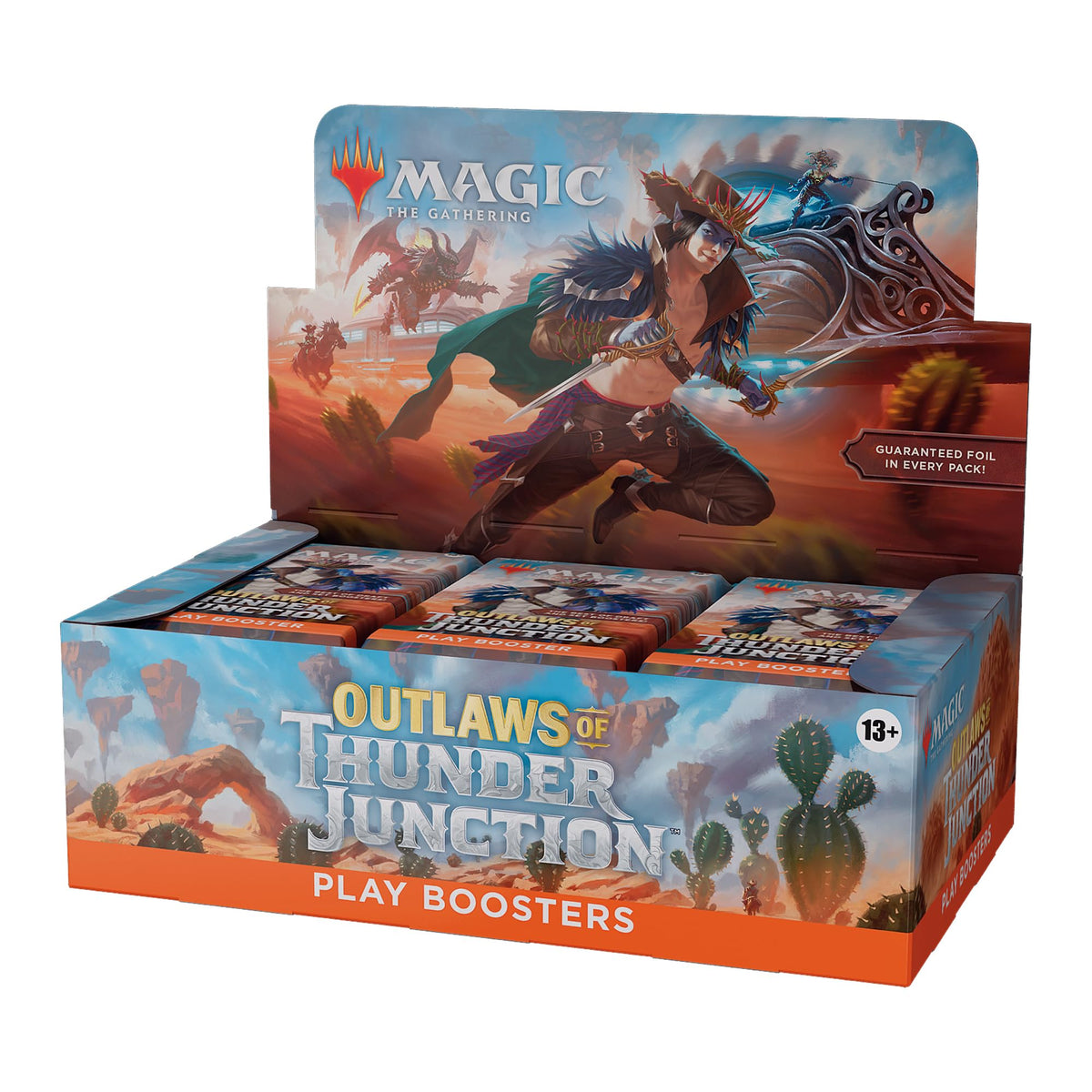 Magic: The Gathering Outlaws of Thunder Junction Play Booster Box - 36 Packs (504 Magic Cards)