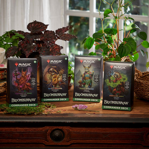 Magic: The Gathering Bloomburrow Commander Deck Bundle - Includes All 4 Decks