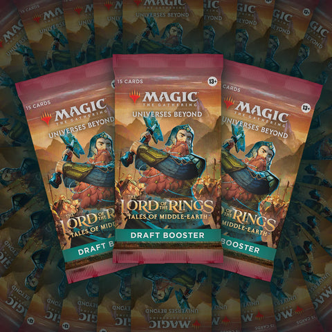 Magic: The Gathering The Lord of The Rings: Tales of Middle-Earth Draft Booster Box - 36 Packs + 1 Box Topper Card